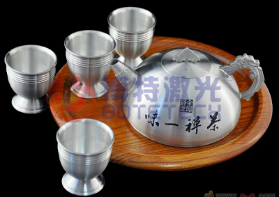 茶具激光打标机在茶具处理工艺环节中的作用