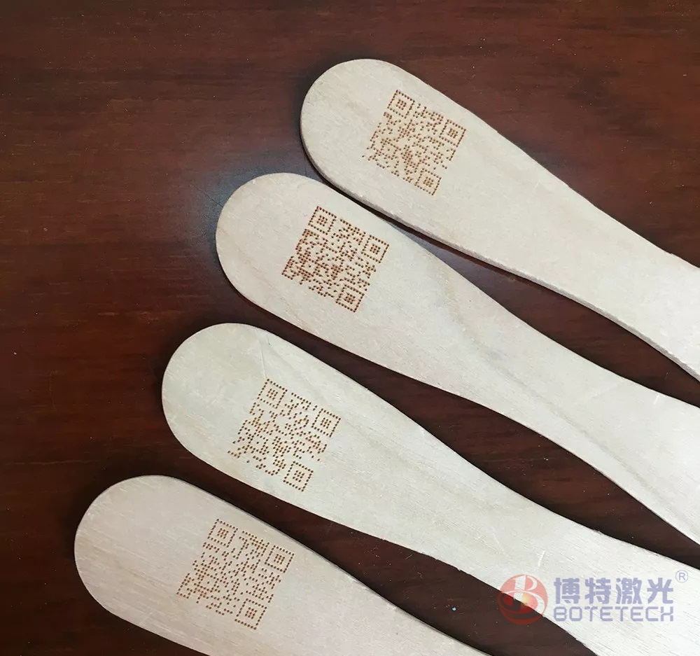 雪糕棍CO2激光打标 雪糕棍CO2激光打标